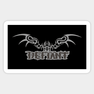 Tribal Theme Defiant Sticker